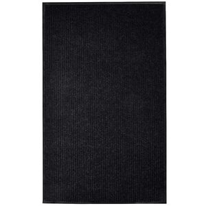 vidaXL Wycieraczka, czarna, 117x220 cm, PVC