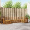 vidaXL Zestawy sof 7 pcs Naturalny Lite Drewno Akacji