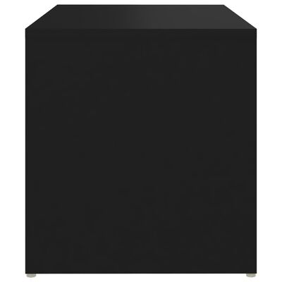 vidaXL Stolik, czarny, 59x36x38 cm, płyta wiórowa