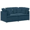 vidaXL Sofa modułowa z poduszkami Velvet Blue