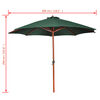 vidaXL Parasol z aluminium, 258 cm