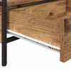 vidaXL Stolik kawowy with Drawer Stare drewno 100 x 51 x 45 cm