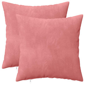 vidaXL Poszewka na poduszkę 2 pcs HEERLEN r&oacute;żowy 30 x 30 cm Welur