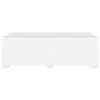 vidaXL Ramka ł&oacute;żka z materacem Biały 90 x 190 cm tkanina