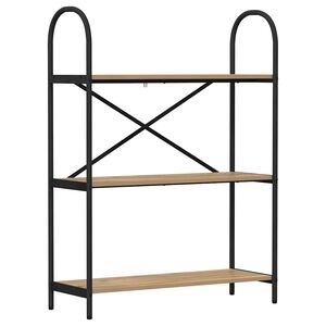 vidaXL P&oacute;łka na książki 3 poziomy 80 x 30 x 109 cm Drewno inżynieryjne