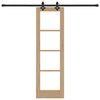 vidaXL Drzwi przesuwne Naturalny 61 x 198,5 cm