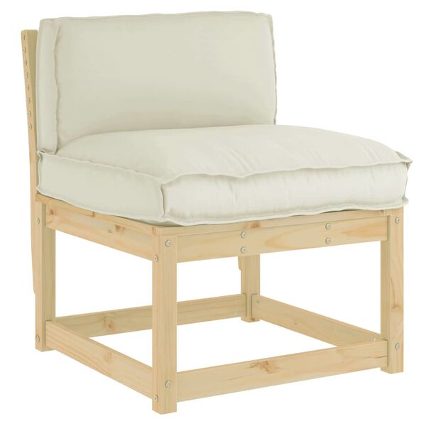 vidaXL Poduszka Kremowy 70 x 40 x 12 cm Materiał Oxford