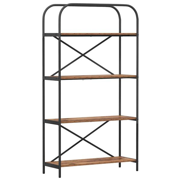 vidaXL P&oacute;łka na książki Stare drewno 80 x 30 x 146 cm