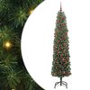 vidaXL Sztuczna choinka Zielony 180 cm PVC, stal i plastik