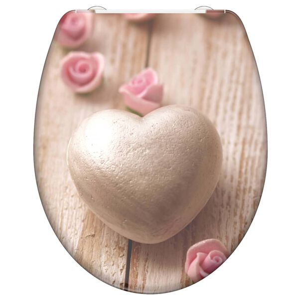 SCH&Uuml;TTE Deska sedesowa wolnoopadająca ROMANTIC, duroplast z nadrukiem