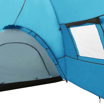 vidaXL Namiot turystyczny typu igloo, 650x240x190 cm, 8-os., niebieski