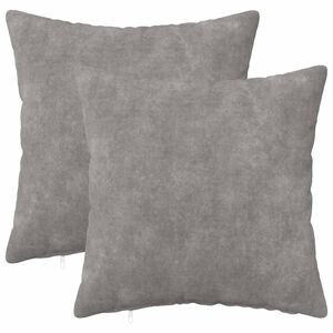 vidaXL Poszewka na poduszkę 2 pcs HEERLEN jasnoszary 30 x 30 cm