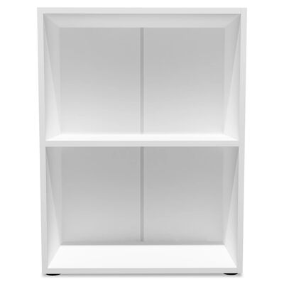 vidaXL Regał na książki z płyty wiórowej, 60 x 31 x 78 cm, biały