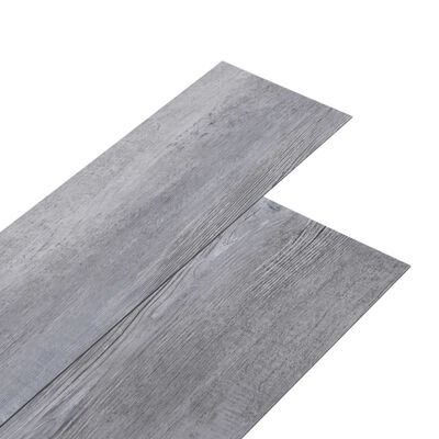 vidaXL Samoprzylepne panele podłogowe PVC, 5,21 m², 2 mm, szare drewno