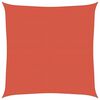 vidaXL Żagiel przeciwsłoneczny, 160 g/m&sup2;, terakotowy, 5x5 m, HDPE