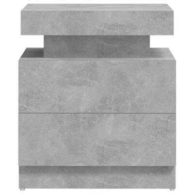 vidaXL Szafka nocna, szarość betonu, 45x35x52 cm, płyta wiórowa