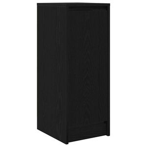vidaXL Komoda Czarny Dąb 29,5x34x76 cm Drewno klejone