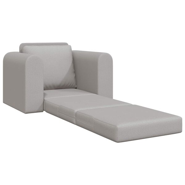 vidaXL Sofa Bed Szary chmur 98 x 71 x 83 cm tkanina