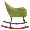 vidaXL Fotel bujany, jasnozielony, tapicerowany aksamitem