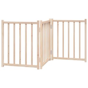 vidaXL Składana bramka zabezpieczająca dla psa, 3 panele, 150 cm