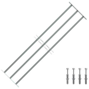 vidaXL Krata bezpieczeństwa na okno z regulacją, 1000-1500 mm