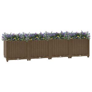 vidaXL Podwyższone ł&oacute;żko 160x40x38 cm Polipropylen
