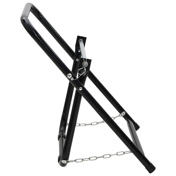 vidaXL Stojak na bęben z wężem, 48 cm, 45 kg, malowana proszkowo stal