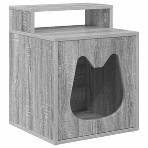 vidaXL Koty Dom Szary Sonoma 42,5 x 40 x 53,5 cm Drewno inżynieryjne