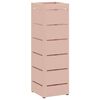 vidaXL Stojak na Parasol Deszczowy r&oacute;żowy 15,5 x 15,5 x 49 cm Stal