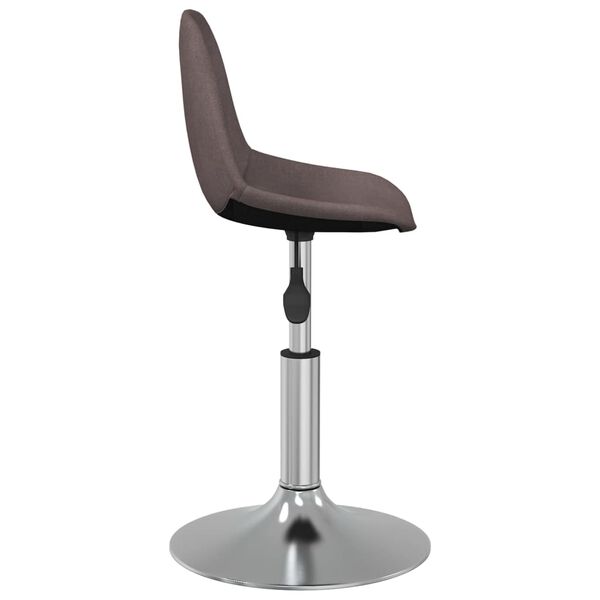 vidaXL Krzesło stołowe, kolor taupe, tapicerowane tkaniną