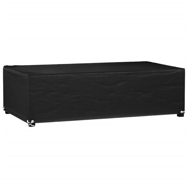 vidaXL Pokrowiec na meble ogrodowe, 8 oczek, 125x70x35 cm, prostokąt