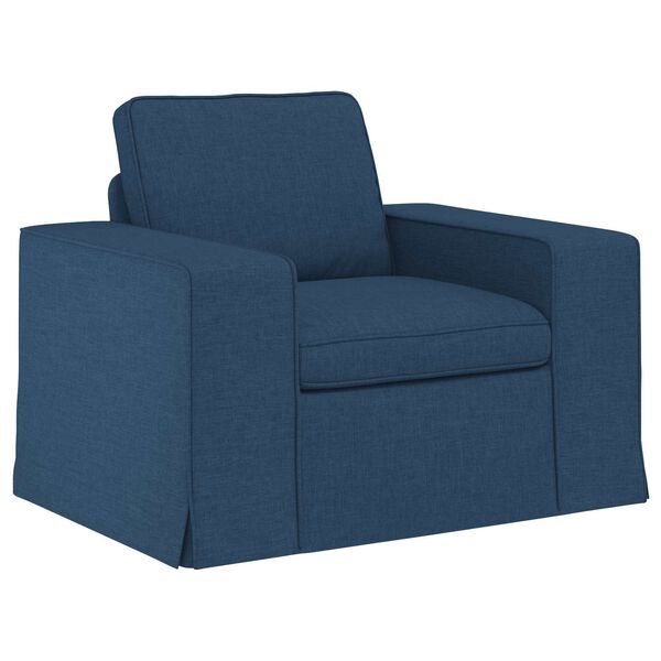 vidaXL Sofa 2 pcs Niebieski