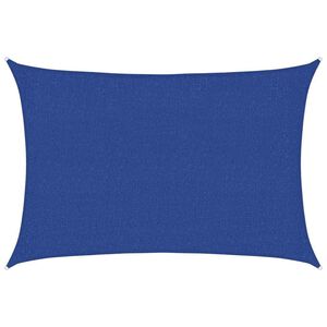 vidaXL Żagiel przeciwsłoneczny, 160 g/m&sup2;, niebieski, 2x2,5 m, HDPE