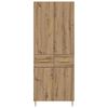 vidaXL Highboard z szufladą Dąb rzemieślniczy 69,5 x 34 x 180 cm