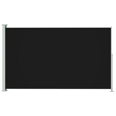 vidaXL Zwijana markiza boczna na taras, 200x300 cm, czarna