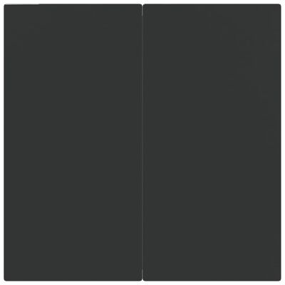 vidaXL 5-częściowy zestaw mebli ogrodowych, czarny, polirattan