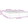 vidaXL Ł&oacute;żko Box Spring bez materaca Jasnoszary 140x210 cm Aksamit
