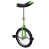 vidaXL Monocykl, regulowany, zielony 16 inch