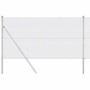 vidaXL Ogrodzenie z spawanej siatki do mocowania w ziemi 10 x 1 m