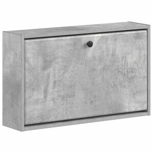 vidaXL Wisząca szafka na buty BREDA 71 x 17 x 43 cm Betonowy szary