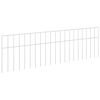 vidaXL Panel ogrodzeniowy 12 pcs Stal ocynkowana srebrny