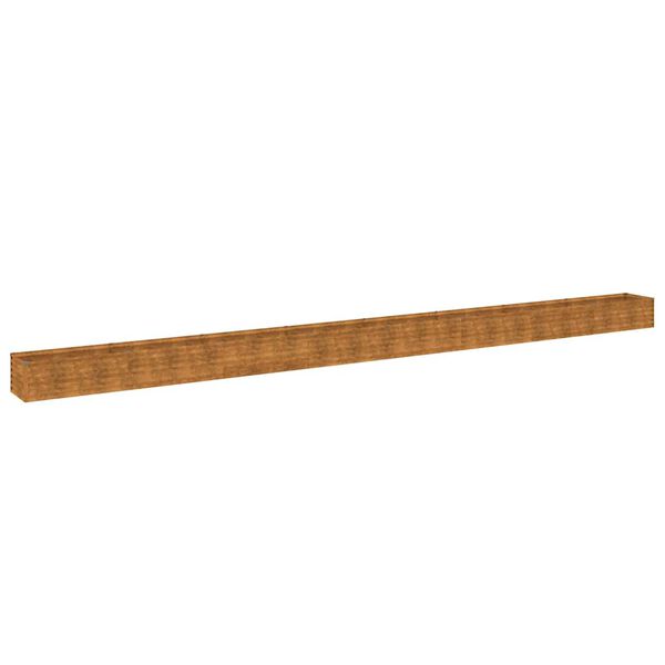 vidaXL Podwyższona donica, 770x50x36 cm, stal kortenowska