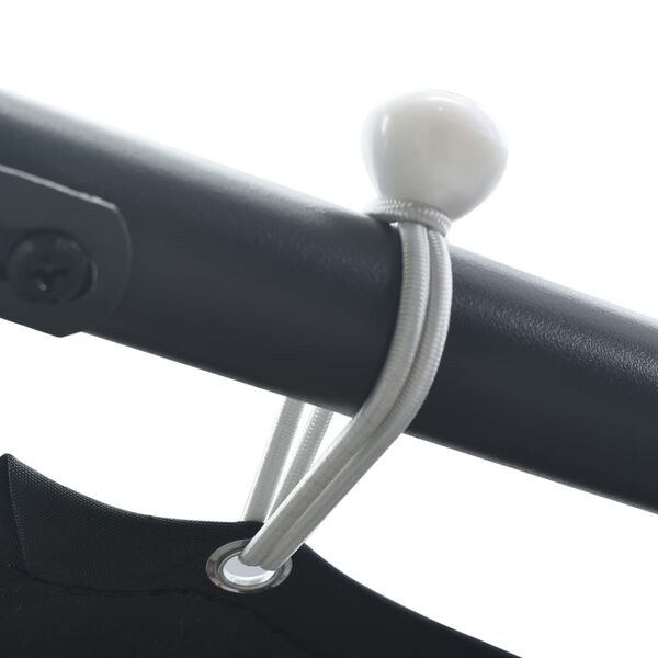 vidaXL Altana/namiot ogrodowy, 3x3 m, stal, antracytowy