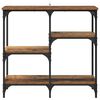 vidaXL Konsola Stare drewno 80 x 29 x 75 cm Materiał drewnopochodny