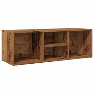 vidaXL Ławka na buty, kolor starego drewna, 102x35x35 cm