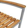 vidaXL Zestaw do jadalni w ogrodzie 5 pcs Szary Lite Drewno Akacji