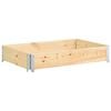 vidaXL Nadstawka paletowa, 80x120 cm, lite drewno sosnowe