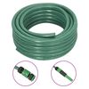 vidaXL Wąż ogrodowy z zestawem złączek, zielony, 0,6", 20 m, PVC