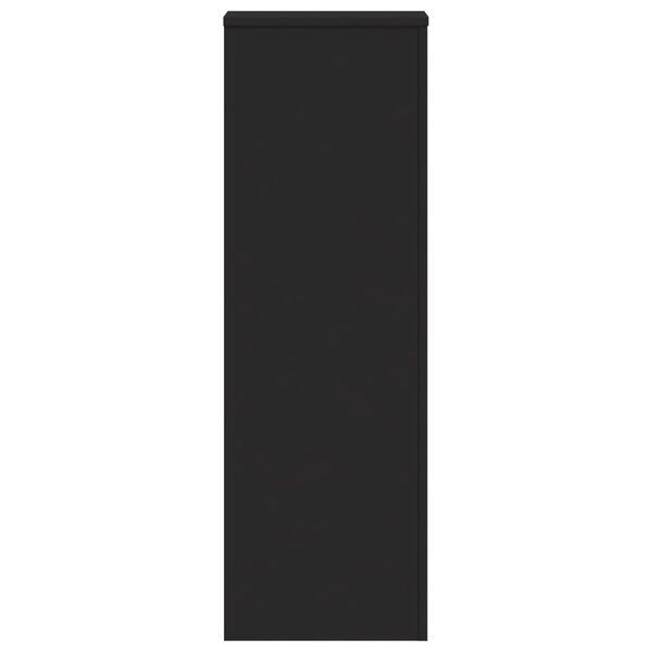 vidaXL Stojaki na rośliny, 2 szt., czarne, 33x33x100 cm