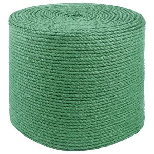 vidaXL 4 mm zielony 100% juta Tossa